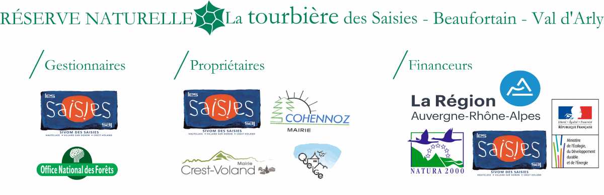 Réserve Naturelle Régionale de la tourbière des Saisies Réserve Naturelle Régionale de la tourbière des Saisies